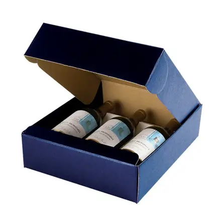 Three Wine Bottle Carriers With Insert Wholesale